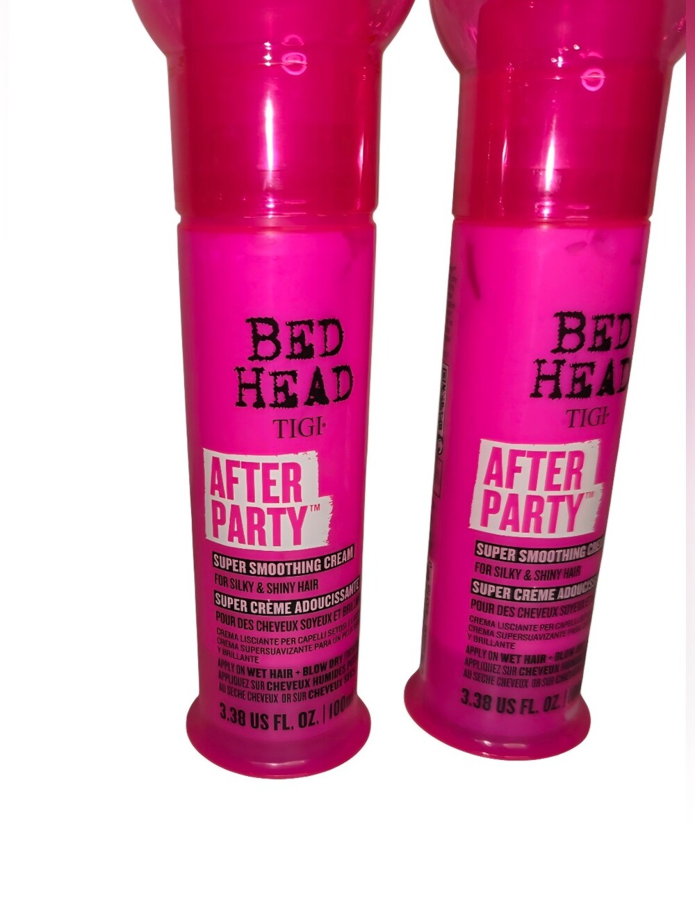 New (2) TIGI Bed Head After Party Super Smoothing Cream 3.38 oz each